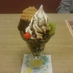 和食レストランとんでん - チョコレートパフェ