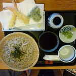 Teuchi Soba Sanpei - えび天ざる  2016.8月