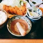 Tonkatsu Wakou - ヒレかつ・十割そばセット 1,380円