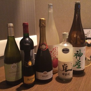 有各種各樣的飲料!!