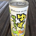 ひなたや 道の駅ビオスおおがた 物産館 - ゆずサイダー 145円(税込)