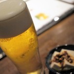 韓国料理 李朝 - 生ビール