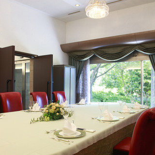 A special room attached to Restaurants with a view of the garden (up to 12 people)