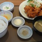 Yayoi Ken Tochigi Bypass Ten - 唐揚げ定食690円＋生卵60円