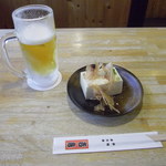 吉鳥 - 「駆けつけビール￥216＆冷奴￥216」高知では数少ないハッピーアワー(*^^*) 2016年晩秋