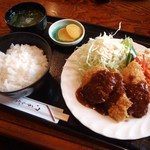 ランチハウスしみず - カツ定食　600円