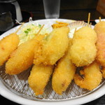 Kushi Katsu Hotaru - 串カツ定食 880円