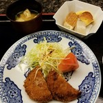 安土 - メインとおかずお味噌汁