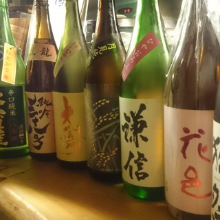 常备30种以上!请享用店主精选的日本酒