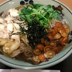 Menya Gushikawa Meinshiti Ten - 鶏なめこ蕎麦