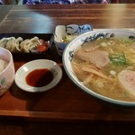 浅草軒 本店 - 塩ラーメンセット