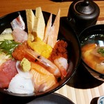 すし 創作料理 こんどう家 - 海鮮こんどう家丼 1,080円　2016/11