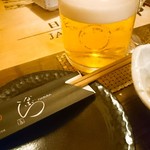 季魚旬酒 なぶら - なぶらさんの 生ビール