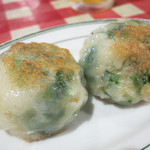 Nira Manju Fussa Ten - 元祖 韮菜まんじゅう(Chive dumplings) 2p 580円