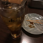 Shinsekai Kushikatsu Ittoku Hankyu Umeda Higashidori Ten - ウーロン茶ばっかり飲んでました♪食べ終わった串、、、ｽﾏｿﾃﾞｽ