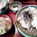 Soba Izakaya Konaka Umeda Sukairu Ten - ミニカツ丼と天ぷらのせ蕎麦