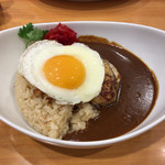 Steak Miya Ionmoru Shimoda Ten - ハンバーグカレー¥950+ガーリックライス¥100