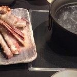 Shabu Shabu Japanese Cuisine Kanekyu - 生たらば蟹のしゃぶしゃぶ