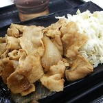 吉野家 - 2016.12 下旬 豚生姜焼定食490円