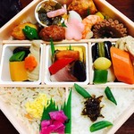 Nadaman Chubo Mitsukoshi Hoshigaoka Ten - 1月のお弁当  扇  税込¥2376