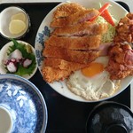 寒風山ドライブイン - とんかつ定食