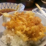 天悦 - 〆のかき揚げ丼