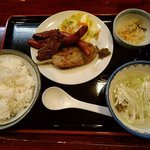 つゆ下 梅の花 - 【2017.3.6(月)】梅の花定食(並盛)1,458円