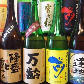 We have a wide selection of sake from Saga Prefecture.