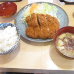 Katsu Ki Nida Ten - 20170305　チキンカツ定食　990円