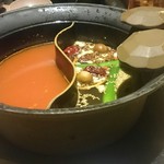 Shabu Shabu On Yasai Sayama Ten - トマトだしと薬膳だし