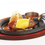 Jurouku Zakkoku Omurice & Sumiyaki Hamburger Steak Senmon Ten Omurice Tei Okayama Ionmoru Kura Shiki Ten - 炭焼き手ごねハンバーグ チーズ