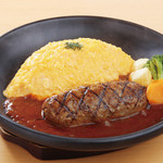 Jurouku Zakkoku Omurice & Sumiyaki Hamburger Steak Senmon Ten Omurice Tei Okayama Ionmoru Kura Shiki Ten - 陶板ハンバーグおむらいす