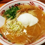 あさくさらーメン  - 味噌ラーメン　温玉サービス