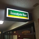 IZUMIYA BAR - お店の入り口看板