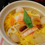 Washoku Nabe Dokoro Sushi Han Fuse Ten - セットのちらし寿司