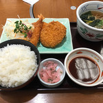 Washoku Sato Akagawa Ten - 日替り定食(今回はミックスフライ)