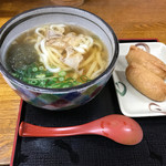 Habikino Udon Fujidera Ten - かすうどん、いなりランチ550円（税込）