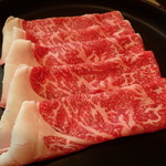 Tokusen Kuroge Wagyu Yakiniku Nishijin Hatsuki - しゃぶしゃぶ