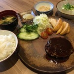 Teppanyaki Ipponmatsu - ハンバーグ定食