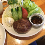 TEA ROOM DOG HOUSE Sawara Ten - 和風ハンバーグはソースは別添え。