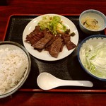 つゆ下 梅の花 - 【2017.5.10(水)】牛たん定食(塩)［梅］1,944円