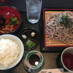 ゆう麺 - ざるそば定食（1000円）