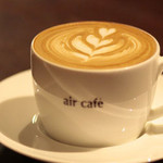 air cafe centralgarden  - カフェラテ