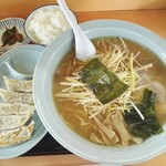 Ramen Shop Funehiki Ten - ネギみそセット1100円