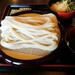 Iyo Seimen Obihoro Nishi Ten - ザルうどん大（390円）