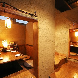 It's really hidden! We have a wide variety of private rooms of various sizes♪