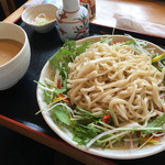 Inaka Udon Kamo kyu - 冷しゴマだれサラダうどん