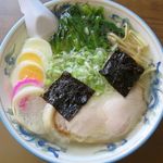 昔ラーメン塩のアップ