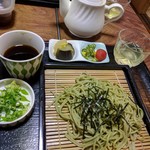 Tori Giku - ざる茶蕎麦700円