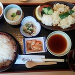 Nishiki Karou - とり天御膳定食1300円